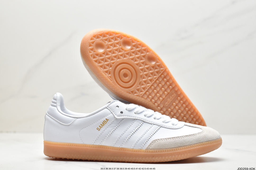 Adidas Originals Samba Vegan OG Samba series gentleman moral training board shoes HQ7036