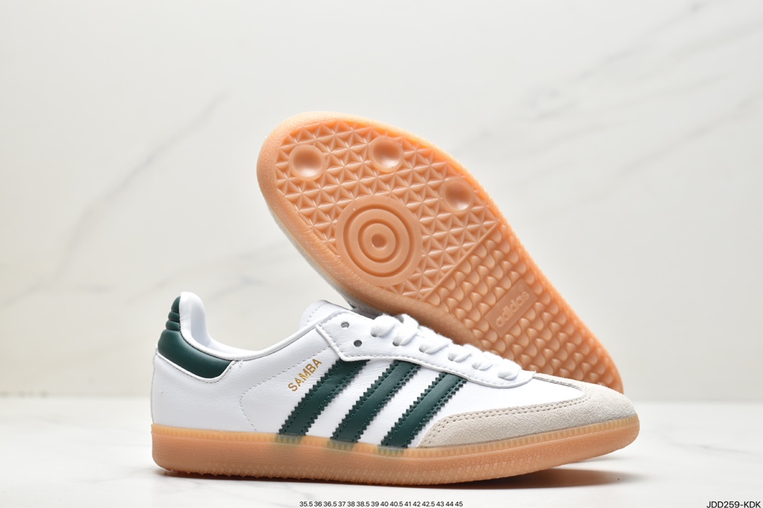 Adidas Originals Samba Vegan OG Samba series gentleman moral training board shoes HQ7036