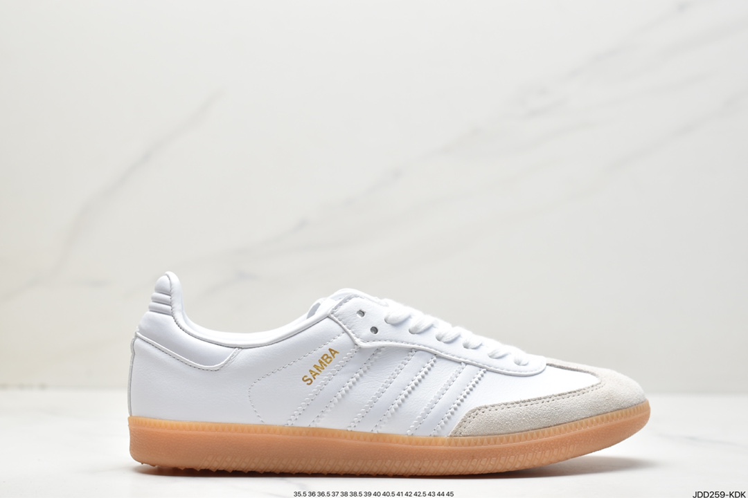 Adidas Originals Samba Vegan OG Samba series gentleman moral training board shoes HQ7036