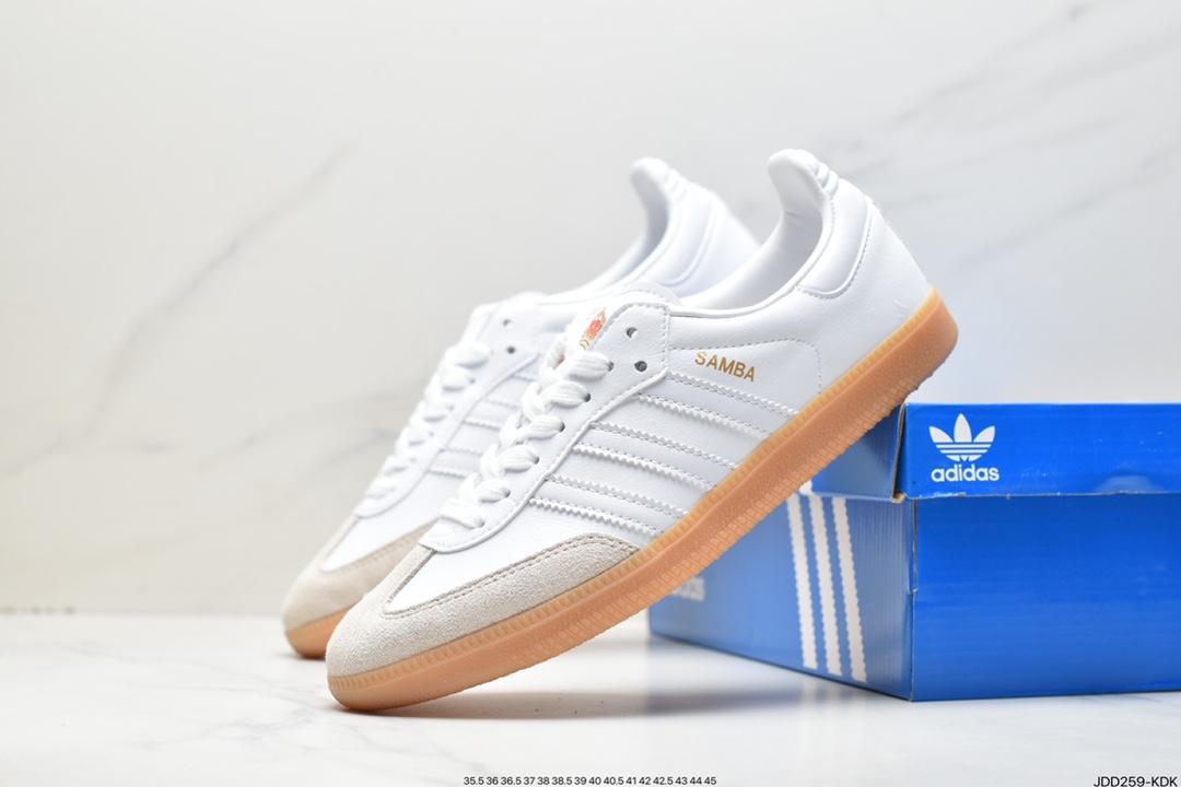 Adidas Originals Samba Vegan OG Samba series gentleman moral training board shoes HQ7036