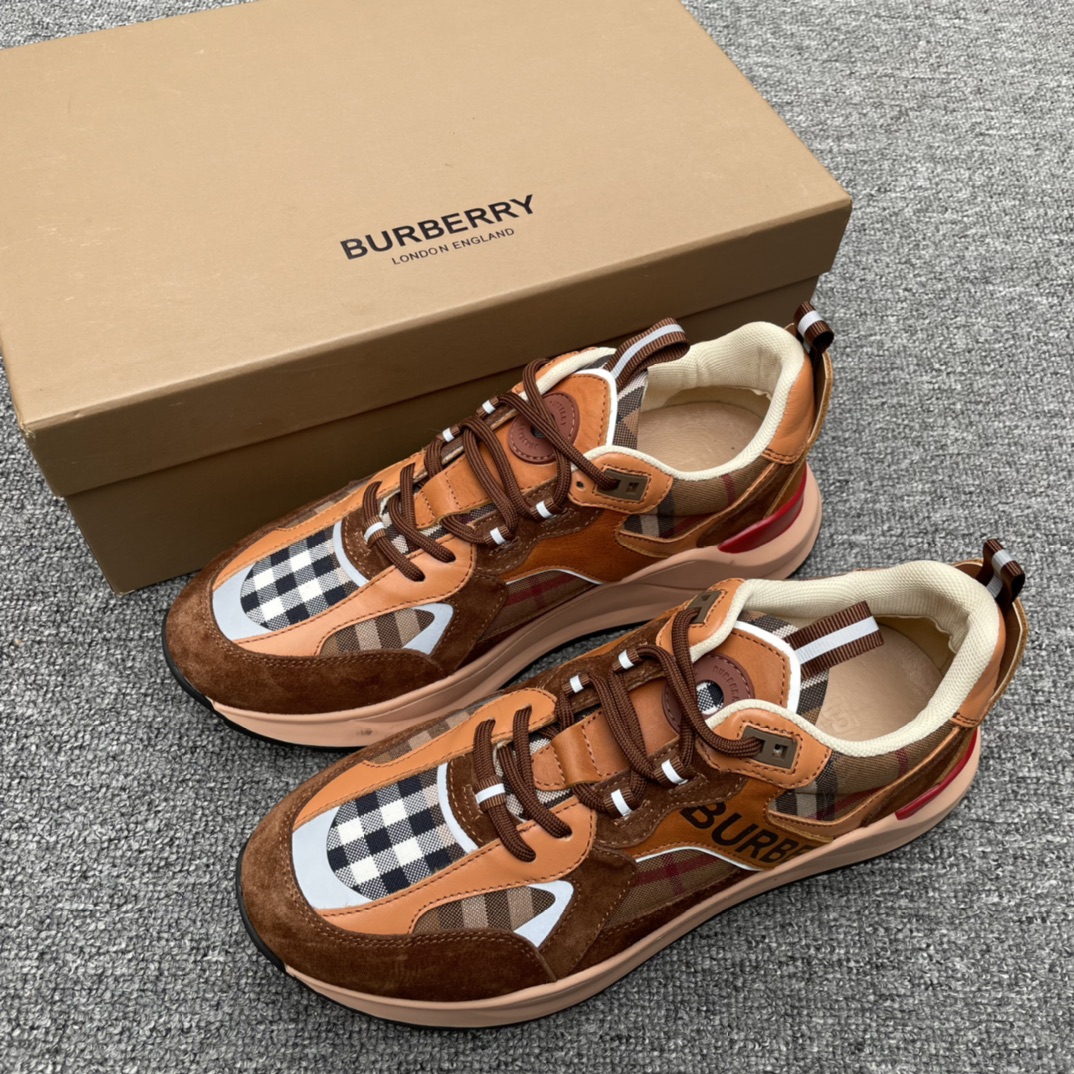 ¡Zapatillas con alza de hombre BURBERRY a precio real! Calidad de alta gama, la parte superior está hecha de …