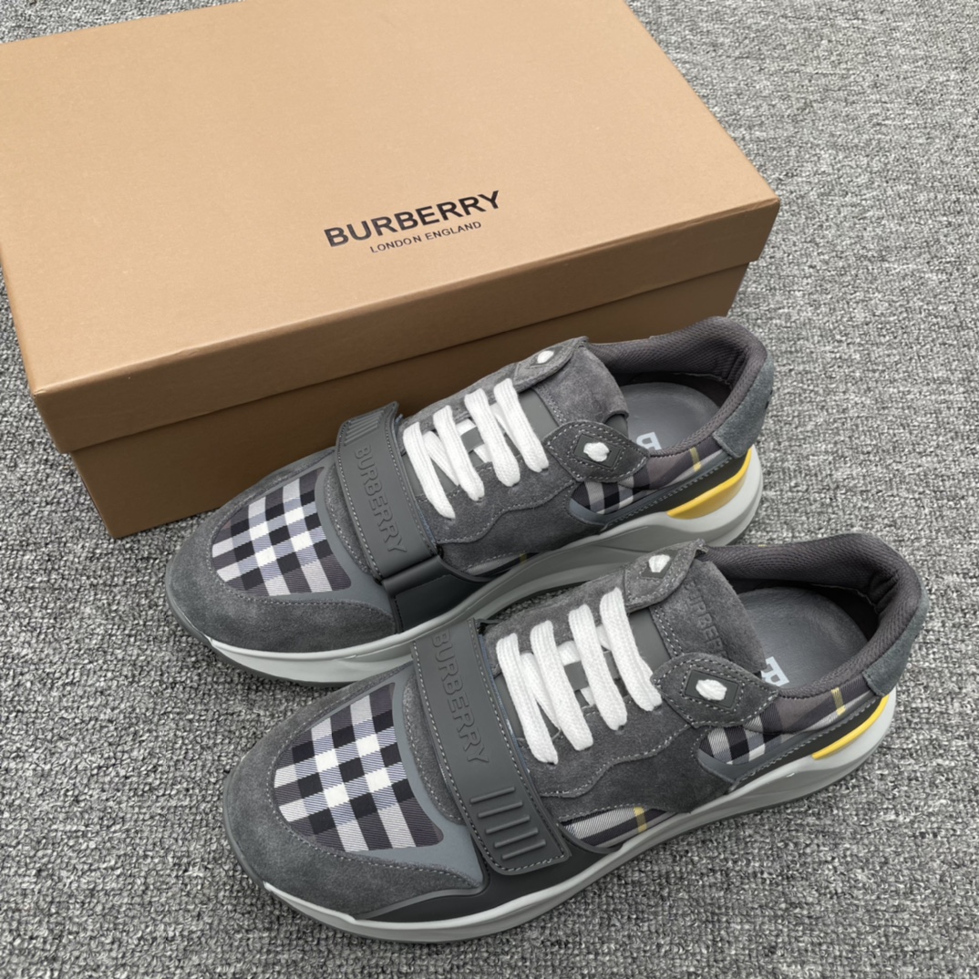 Precio real BURBERRY/Burberry B's 2023 nuevo color🆕¡zapatillas con aumento de altura para hombre! Calidad de…