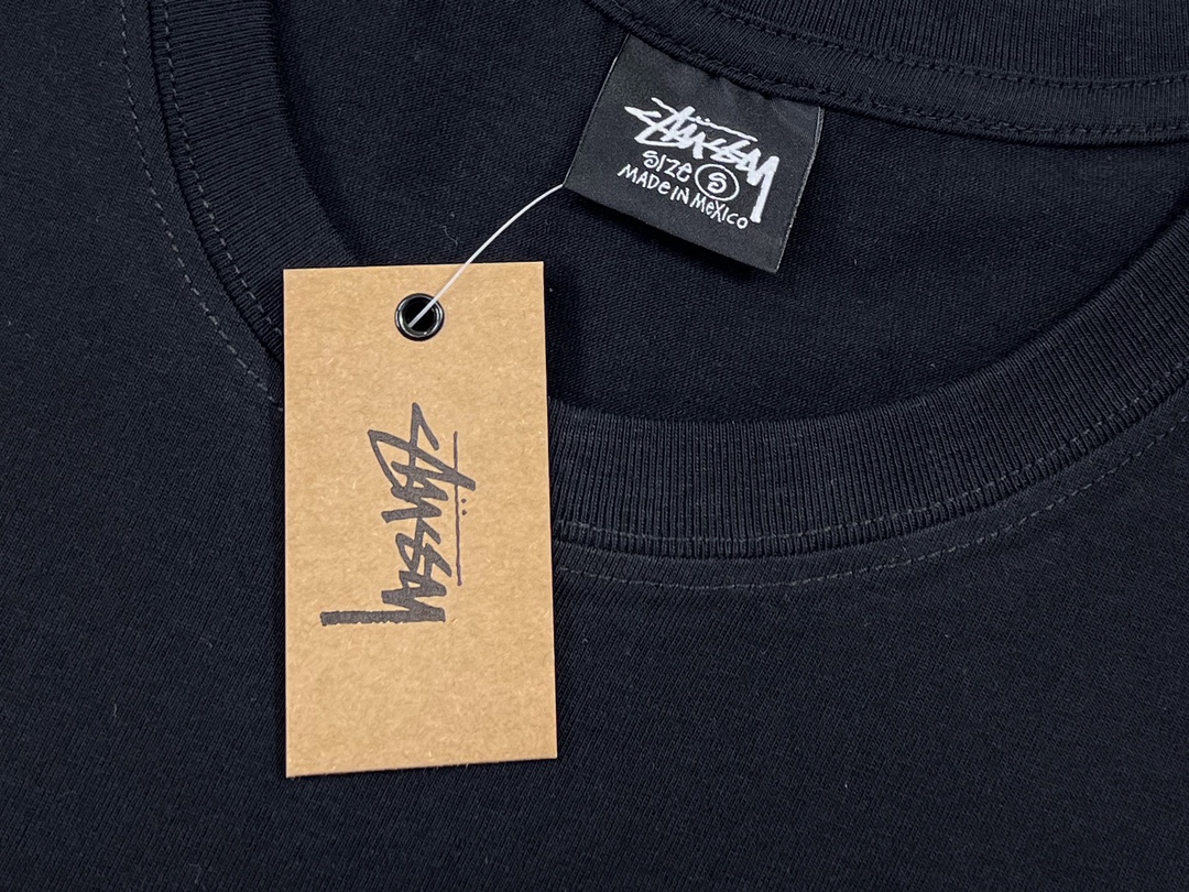 Stussy Peace Gesture T-shirt: High-Quality Fabric, 3D Print, Custom Packaging Available - 图片 5