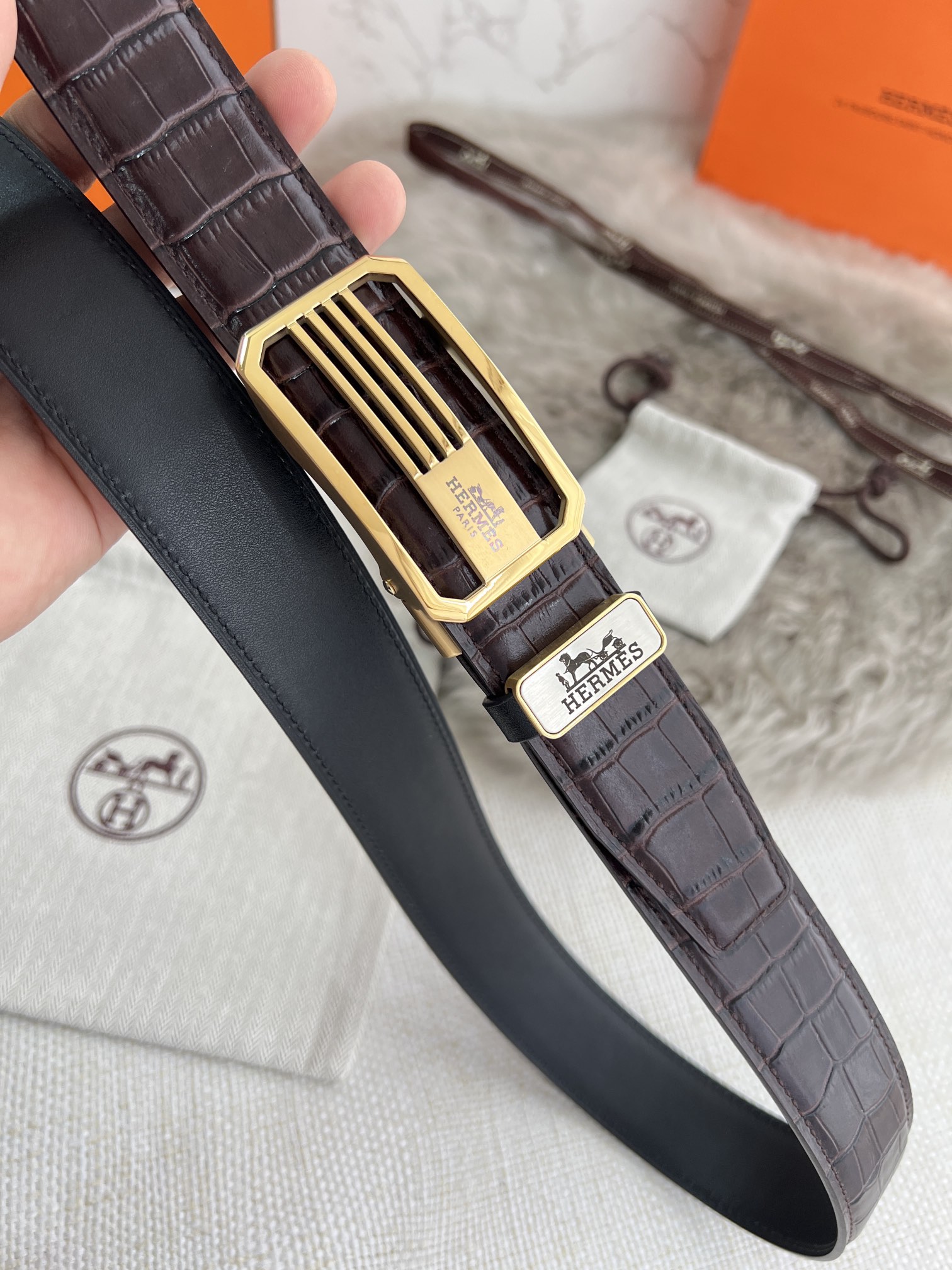 Hermès Haute Couture Luxury Atelier Designer Belt Ref 4