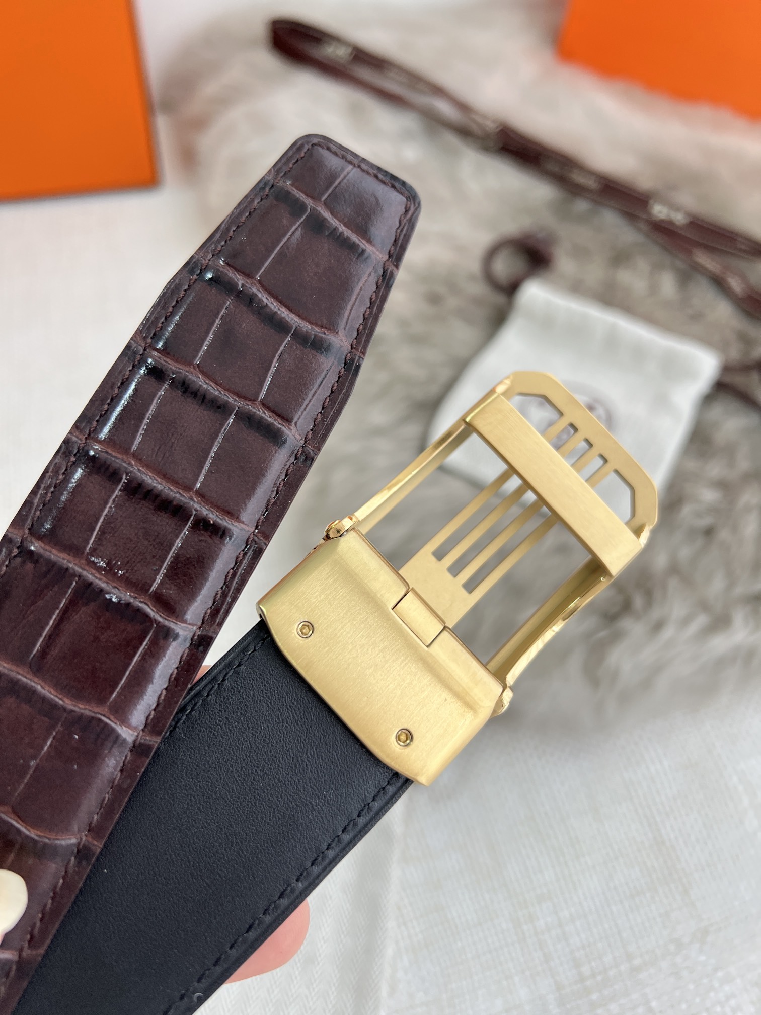 Hermès Haute Couture Luxury Atelier Designer Belt Ref 8