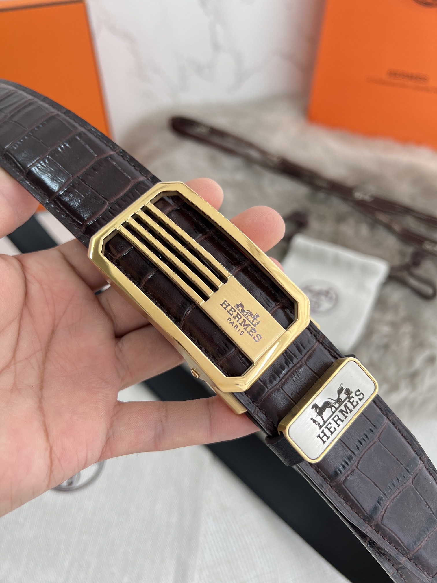 Hermès Haute Couture Luxury Atelier Designer Belt Ref 3