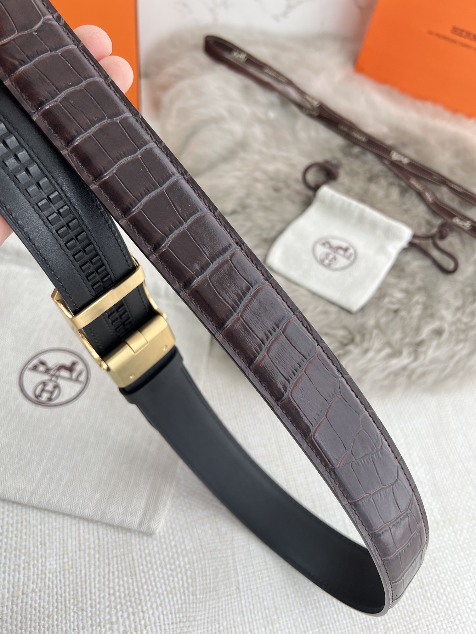 Hermès Haute Couture Luxury Atelier Designer Belt Ref 5