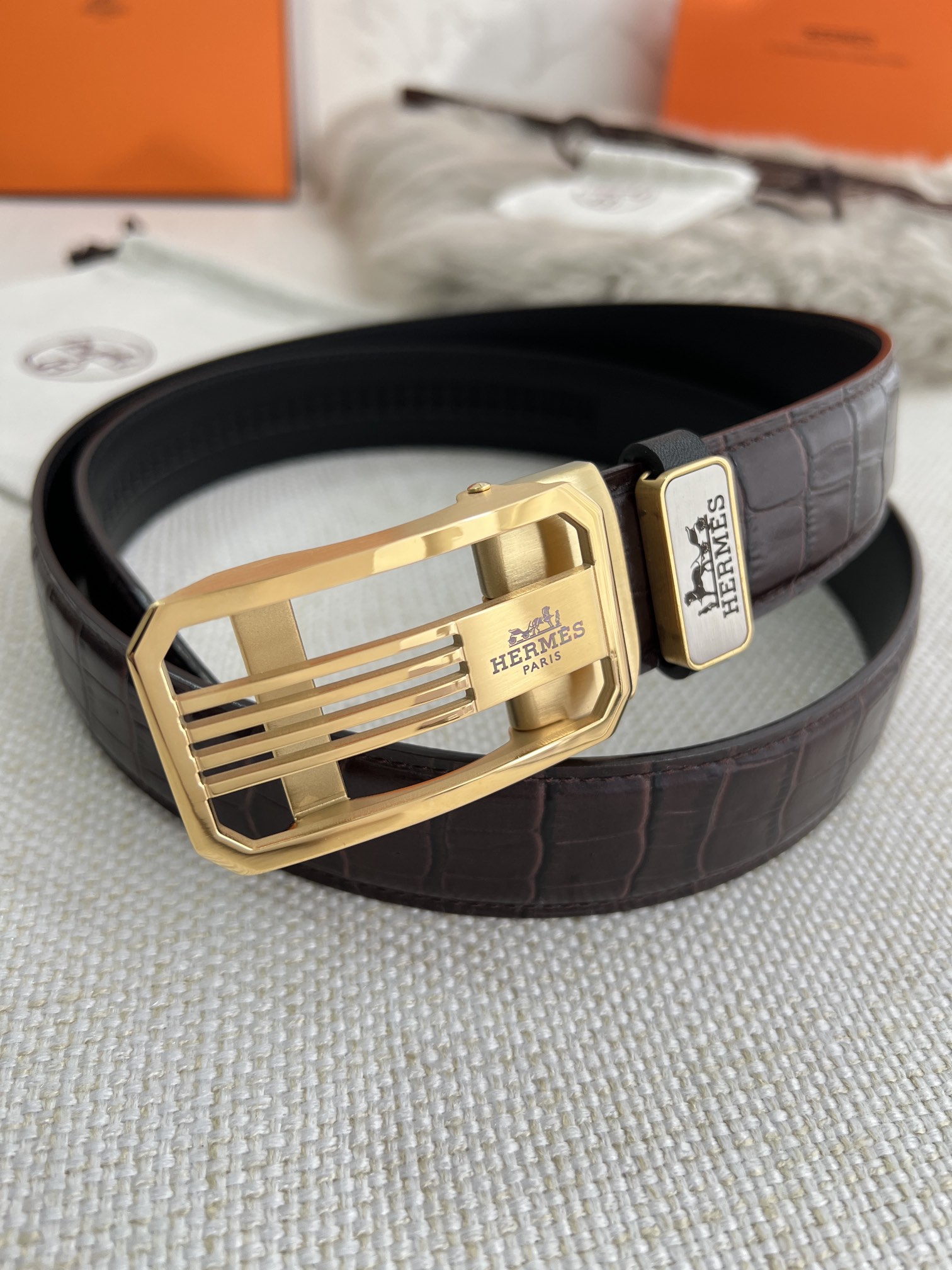 Hermès Haute Couture Luxury Atelier Designer Belt Ref 7