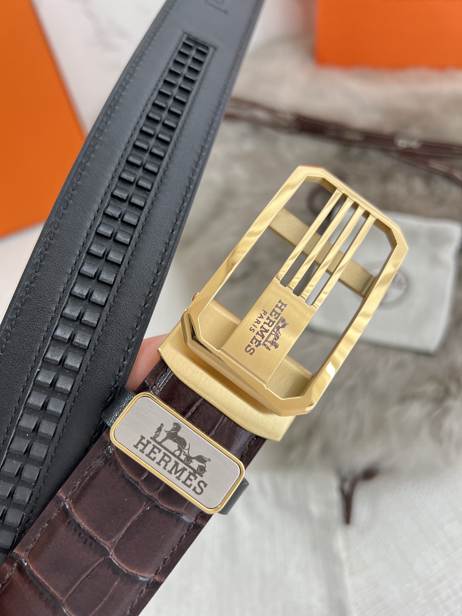 Hermès Haute Couture Luxury Atelier Designer Belt Ref 9