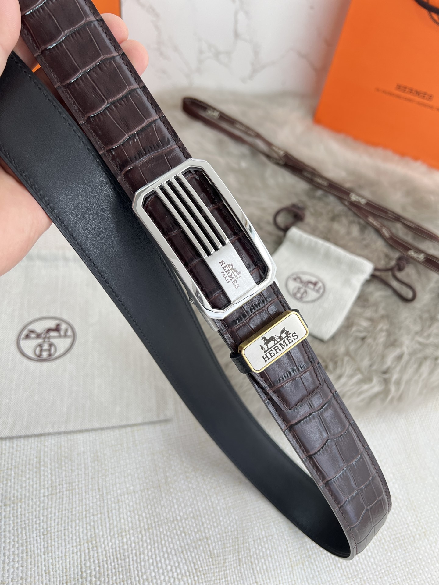 Hermès Haute Couture Luxury Atelier Designer Belt Ref.248E6B1F 4