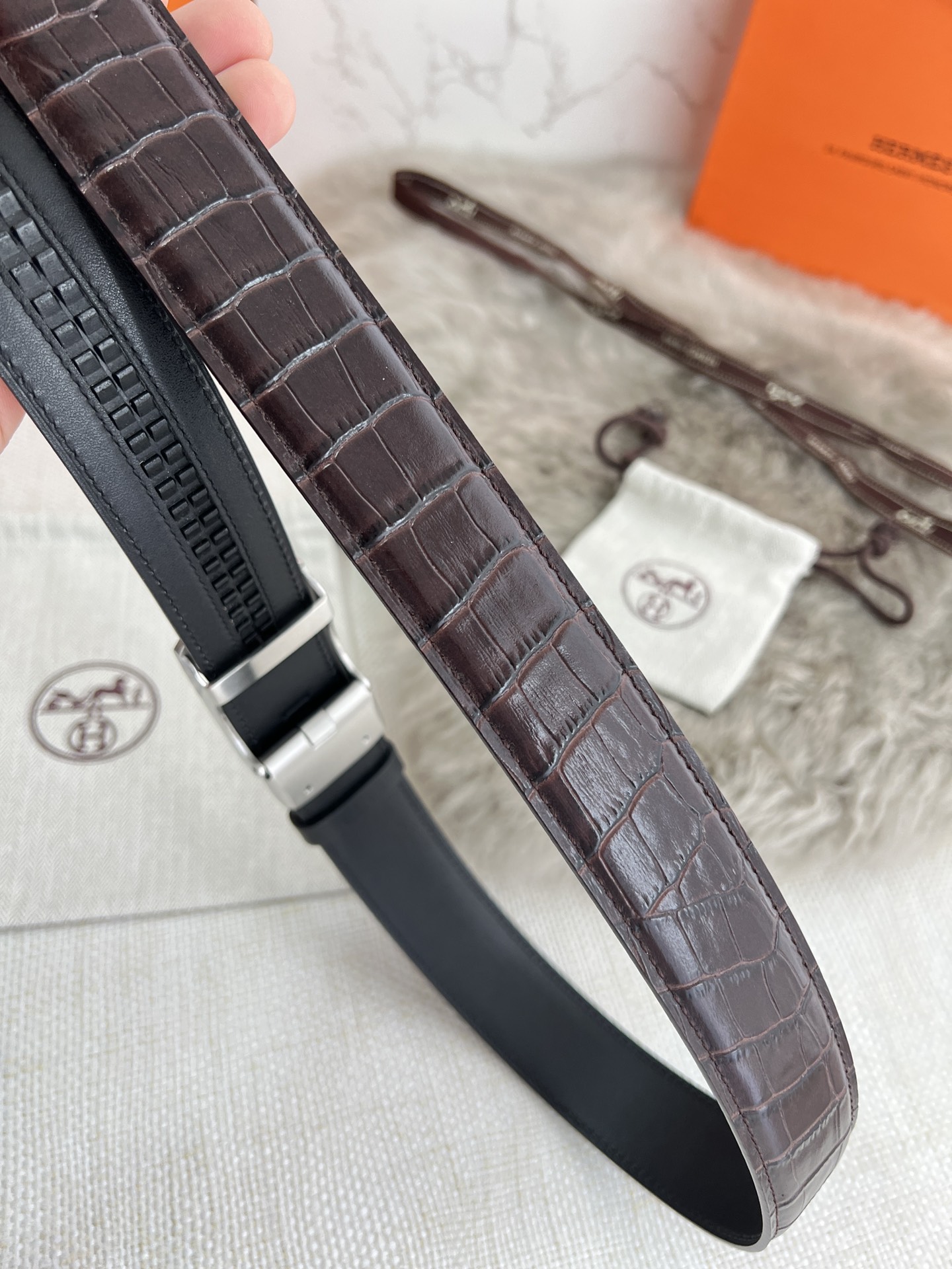 Hermès Haute Couture Luxury Atelier Designer Belt Ref.248E6B1F 5