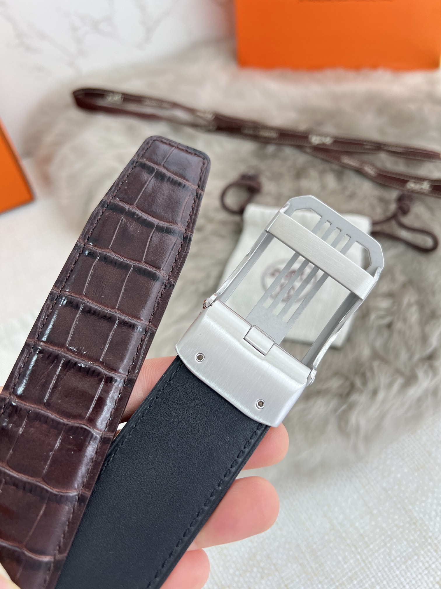 Hermès Haute Couture Luxury Atelier Designer Belt Ref.248E6B1F 8