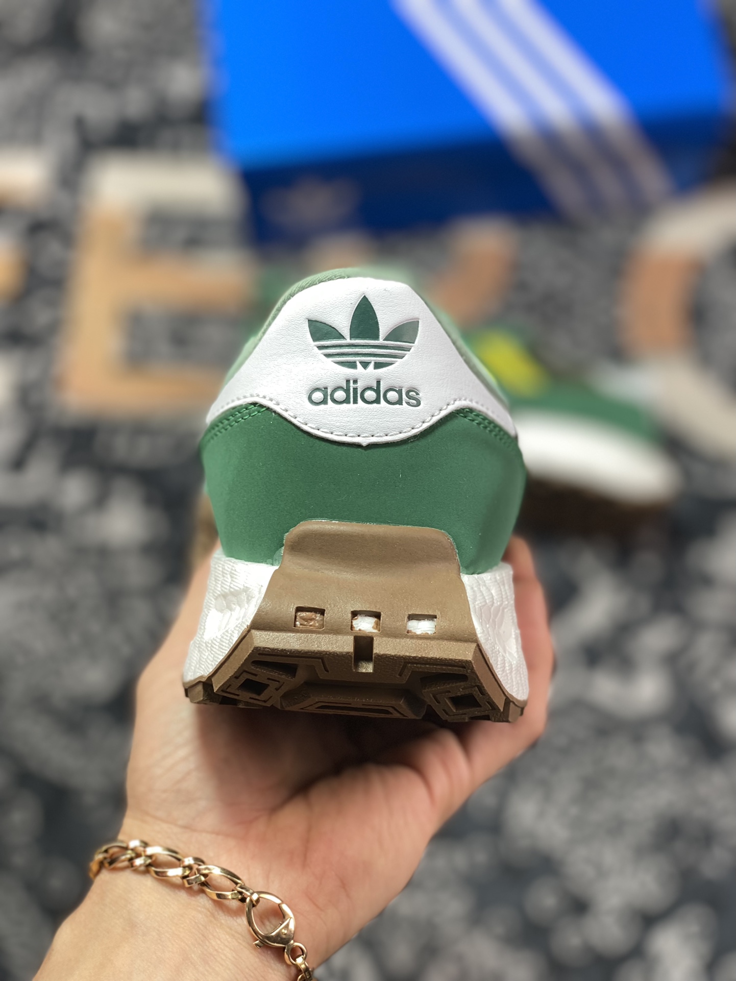 Adidas Retropy Boost E5 WRP E5 Second Generation Series Retro Racing ”Dark Green Yellow” HP2192