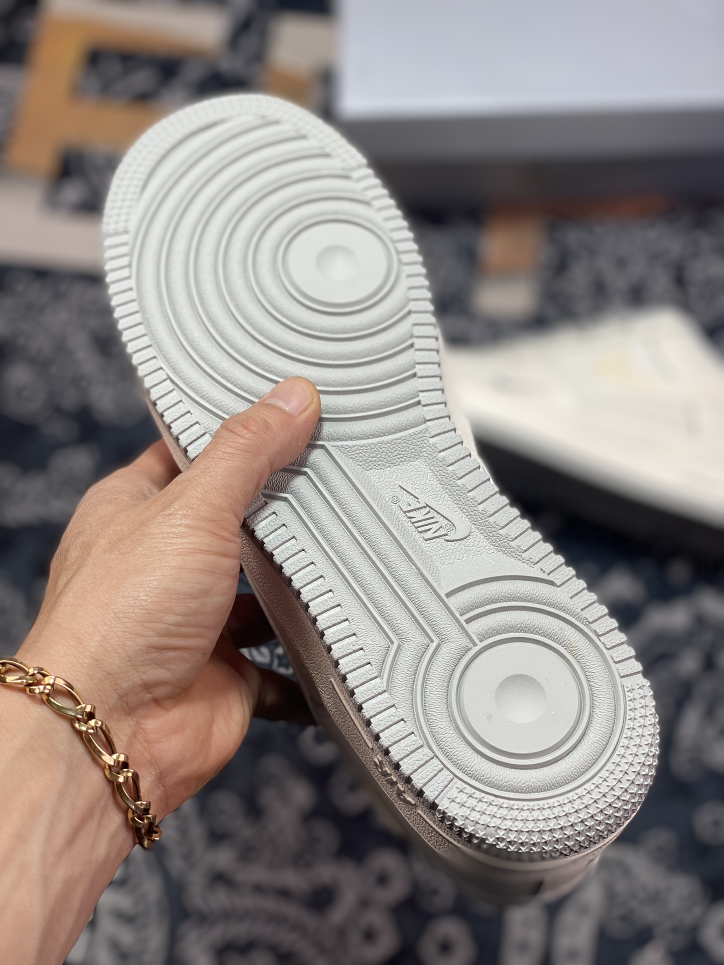 Nike Air Force 1 '07 Low QS”Sail White/Grey Mini Swoosh”空军一号DD9915-611