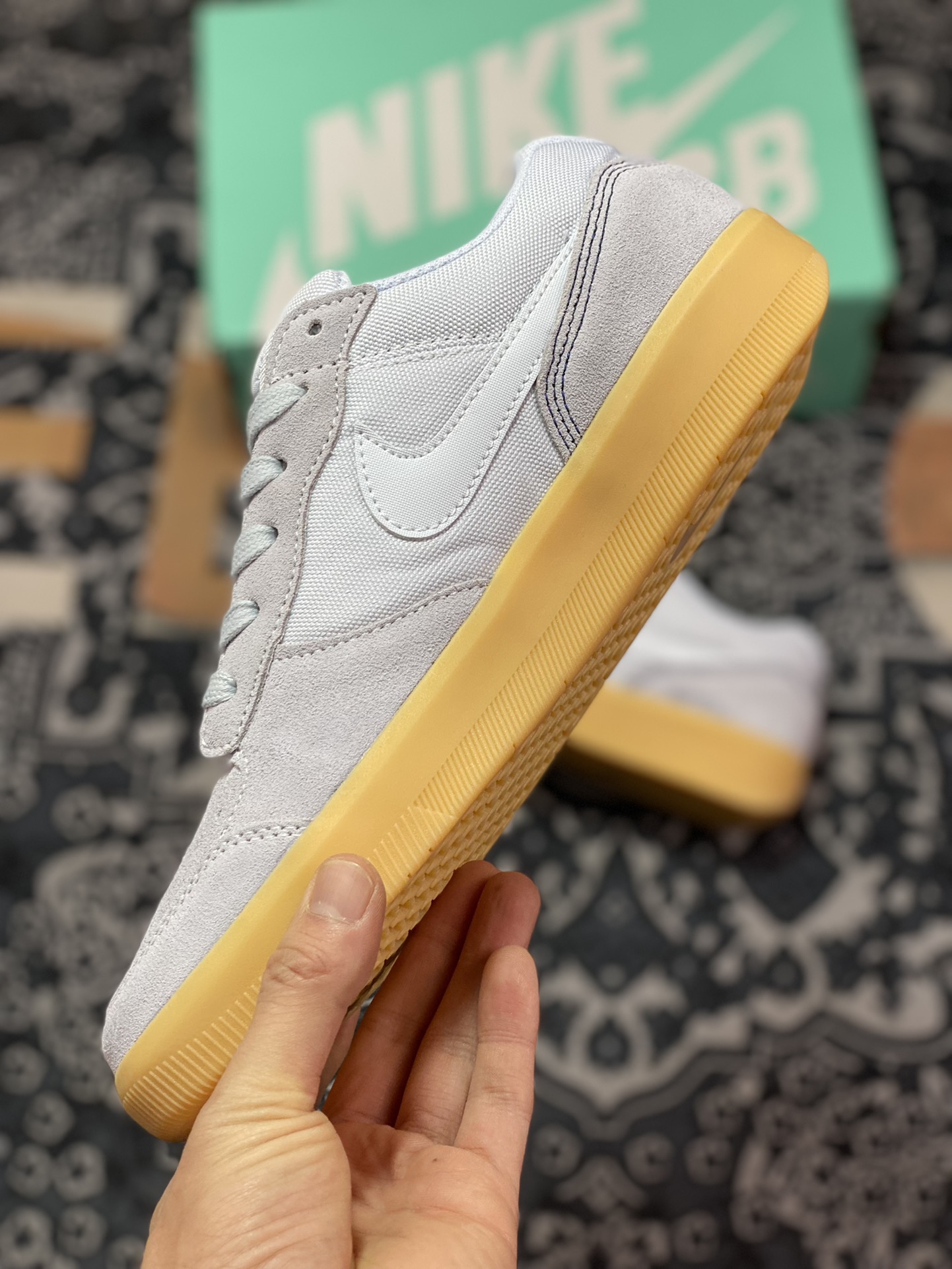 原厂级别 Nike SB Forcce 58 灰白 复古休闲男女板鞋DV5476-001