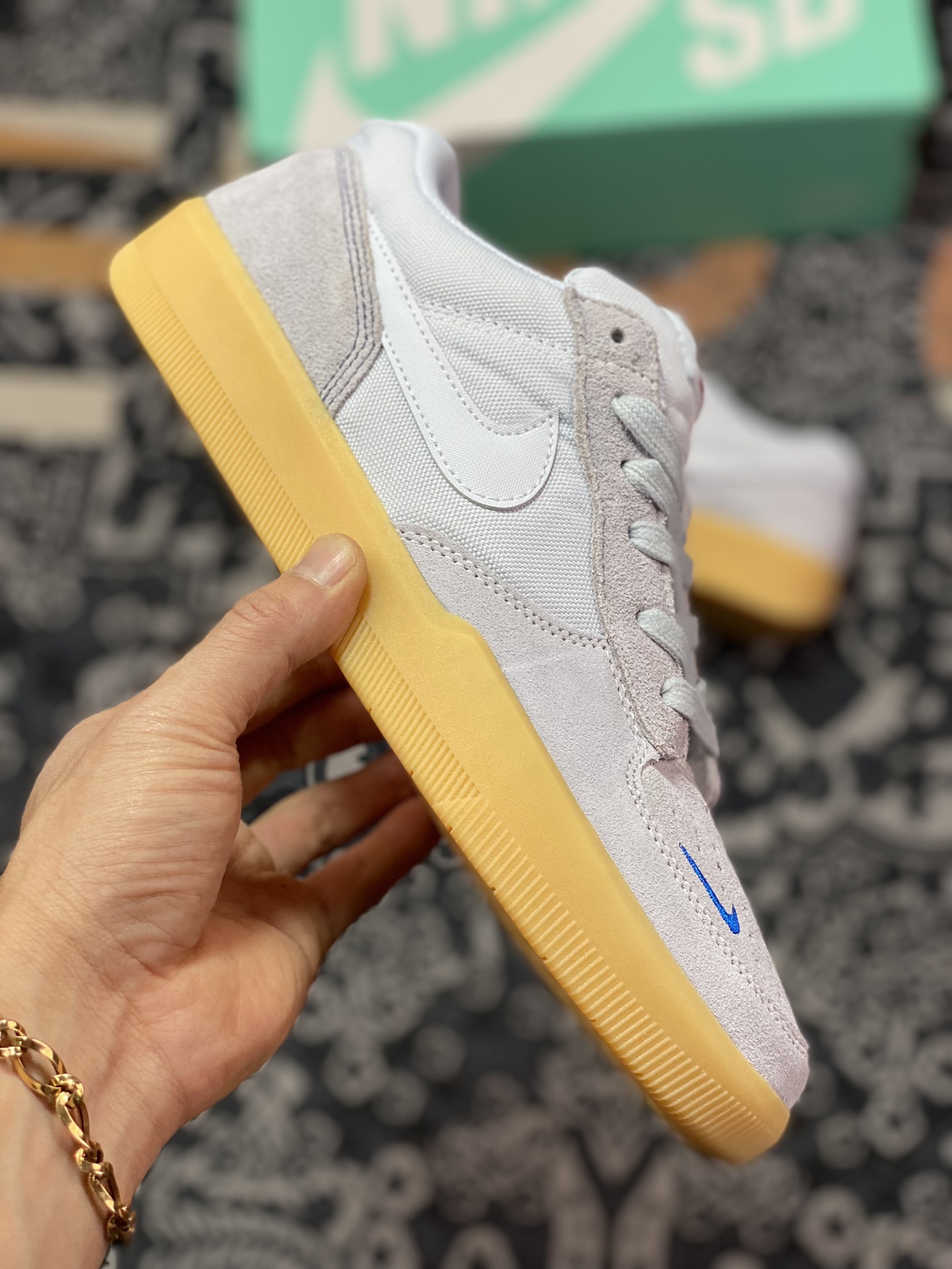 原厂级别 Nike SB Forcce 58 灰白 复古休闲男女板鞋DV5476-001