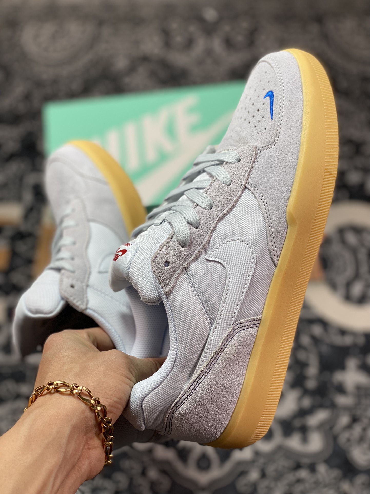 原厂级别 Nike SB Forcce 58 灰白 复古休闲男女板鞋DV5476-001