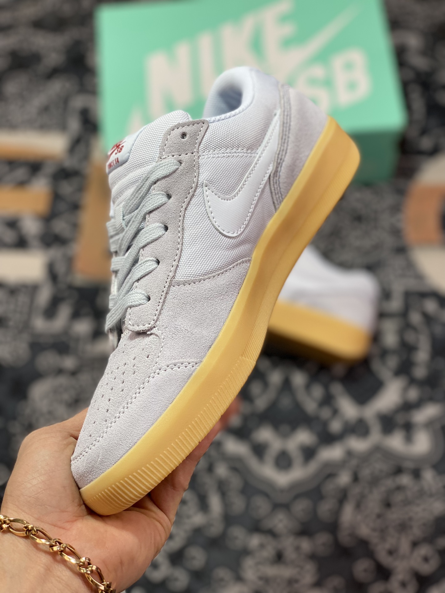 原厂级别 Nike SB Forcce 58 灰白 复古休闲男女板鞋DV5476-001