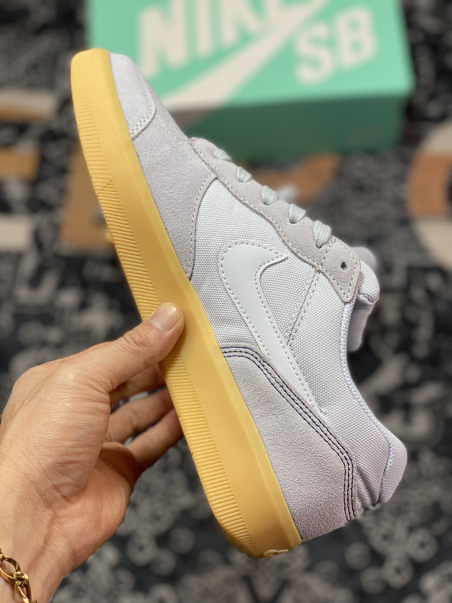 原厂级别 Nike SB Forcce 58 灰白 复古休闲男女板鞋DV5476-001