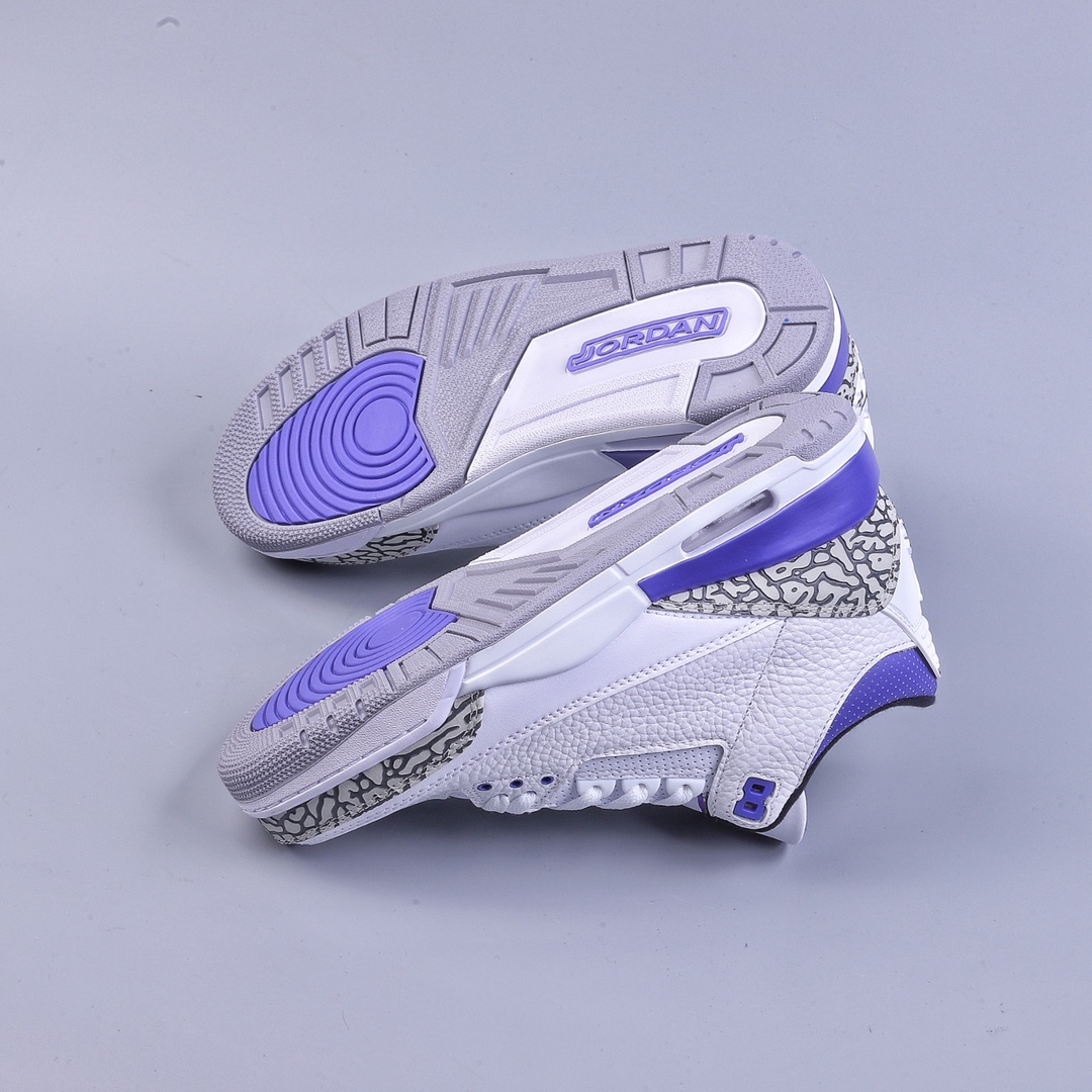 280 加强性价比Air Jordan 3 Retro ”Dark Iris” 宫廷紫  CT8532-105