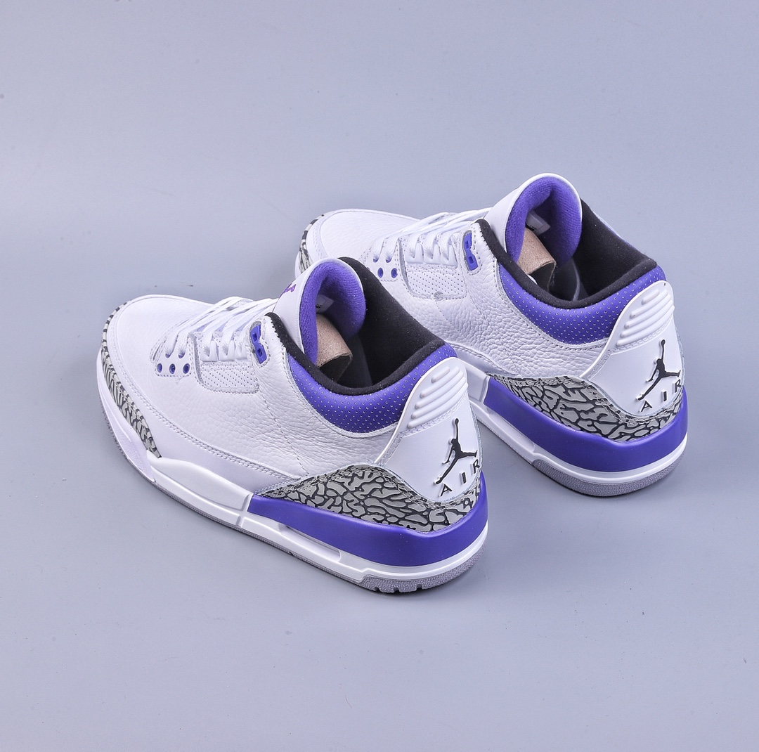 280 加强性价比Air Jordan 3 Retro ”Dark Iris” 宫廷紫  CT8532-105