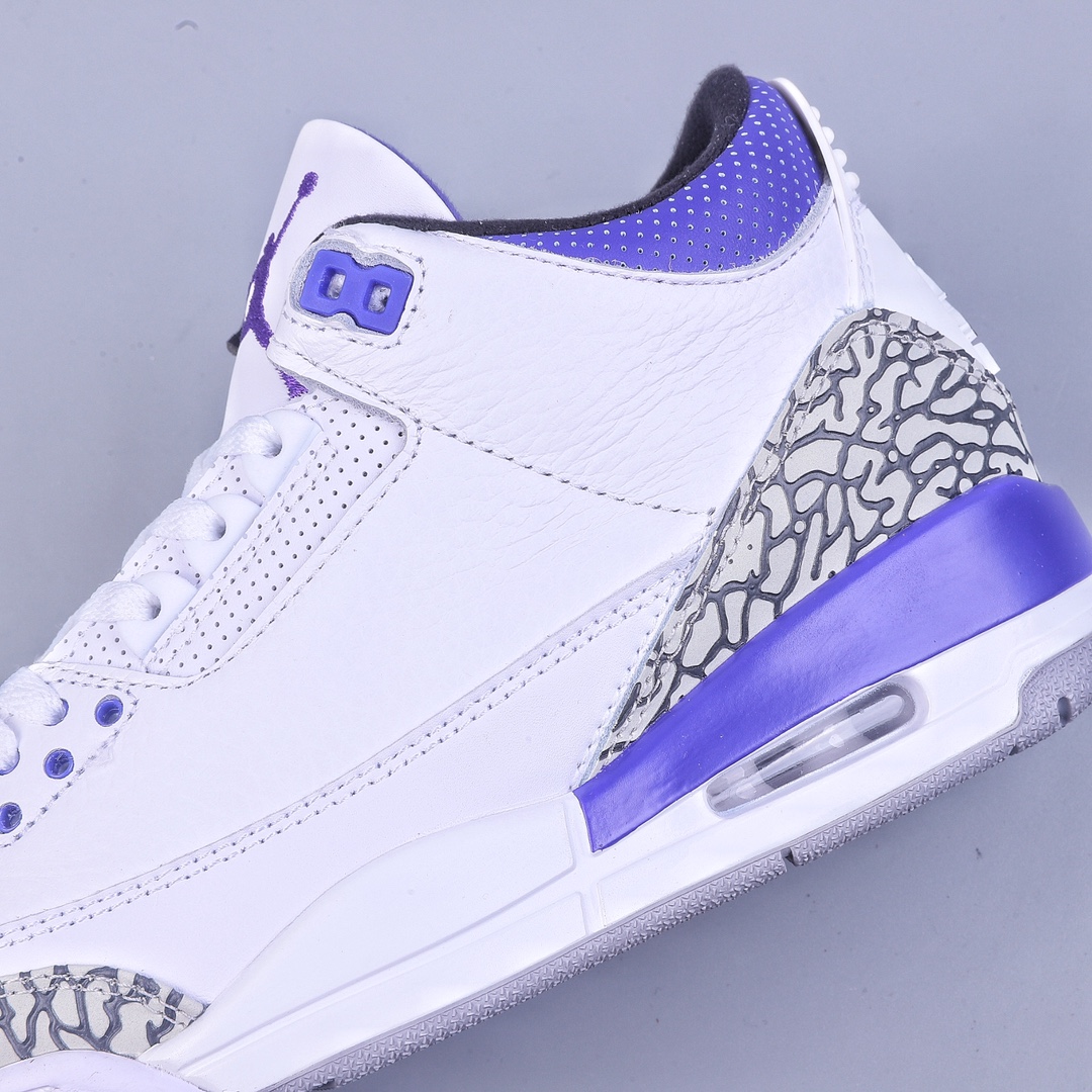 280 加强性价比Air Jordan 3 Retro ”Dark Iris” 宫廷紫  CT8532-105