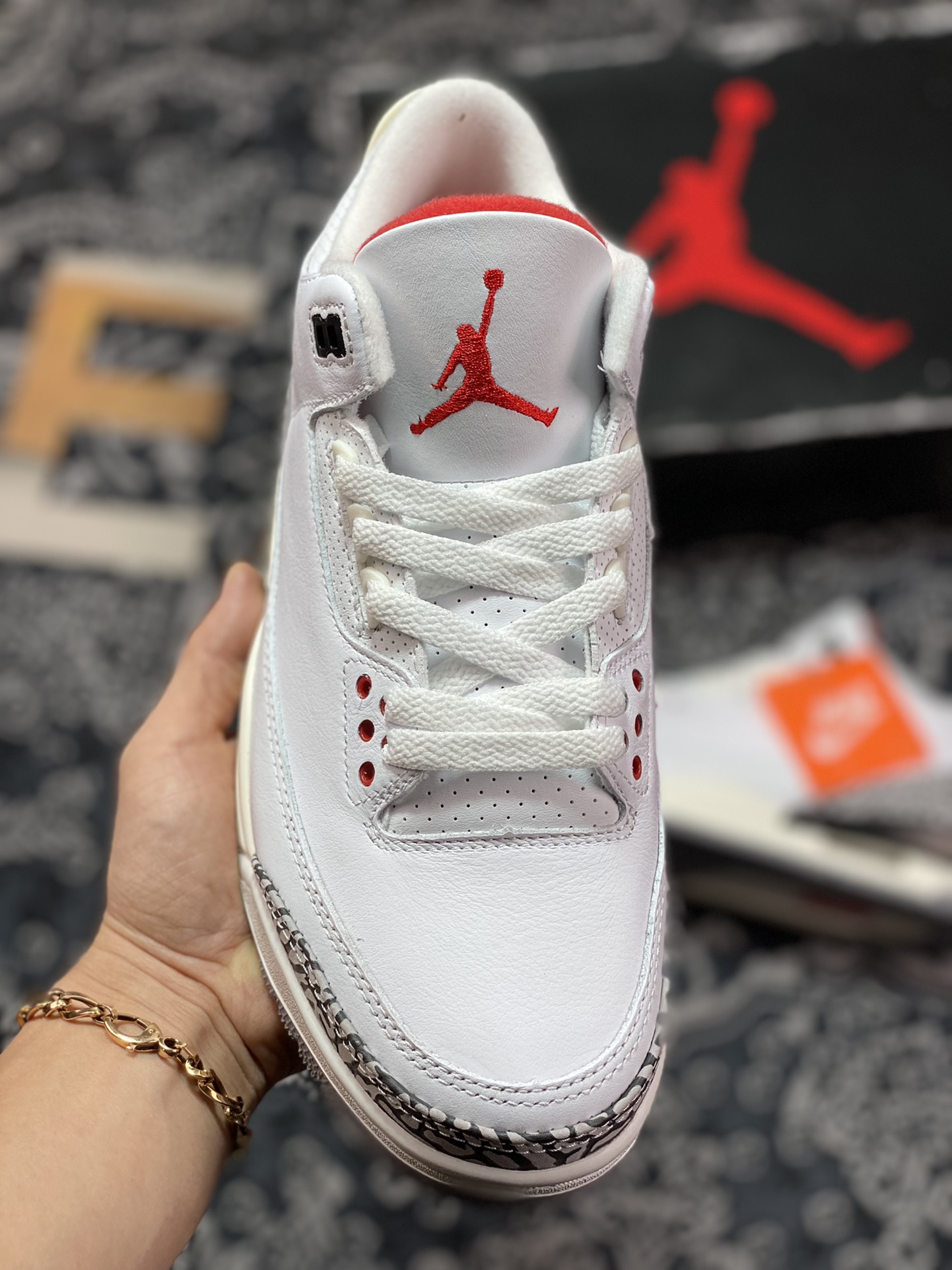 Air Jordan 3 Retro ”White Cement Reimagined” Michael · AJ3 generation DN3707-100