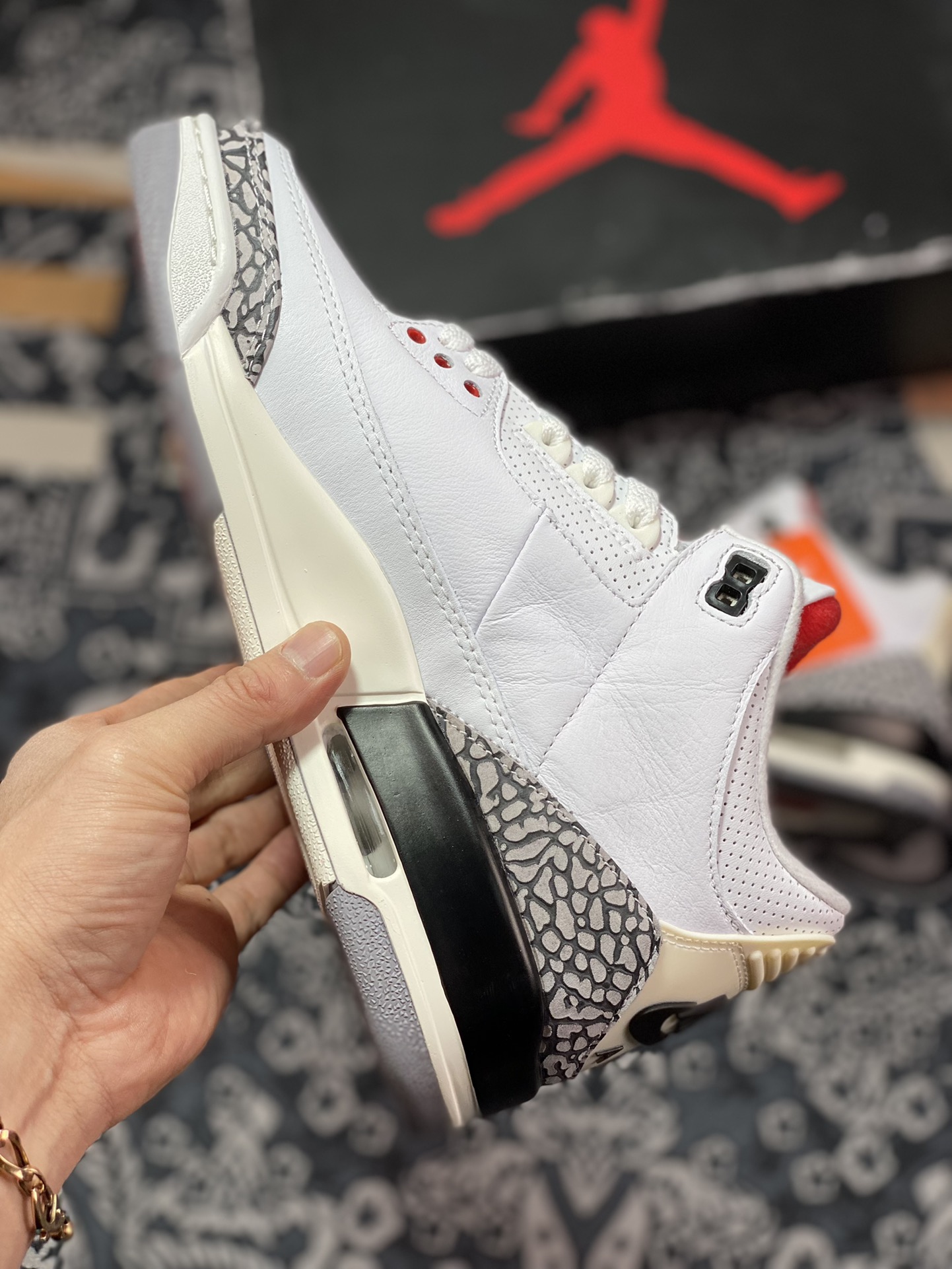 Air Jordan 3 Retro ”White Cement Reimagined” Michael · AJ3 generation DN3707-100