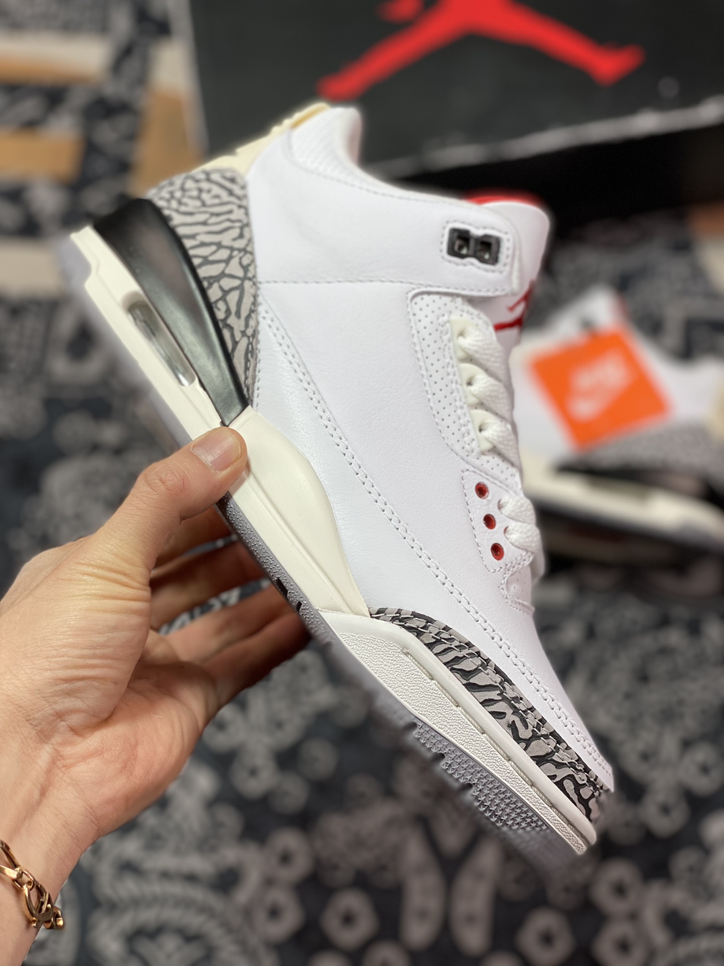 Air Jordan 3 Retro ”White Cement Reimagined” Michael · AJ3 generation DN3707-100