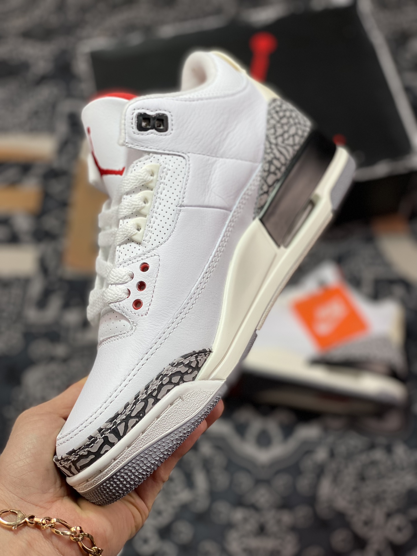 Air Jordan 3 Retro ”White Cement Reimagined” Michael · AJ3 generation DN3707-100