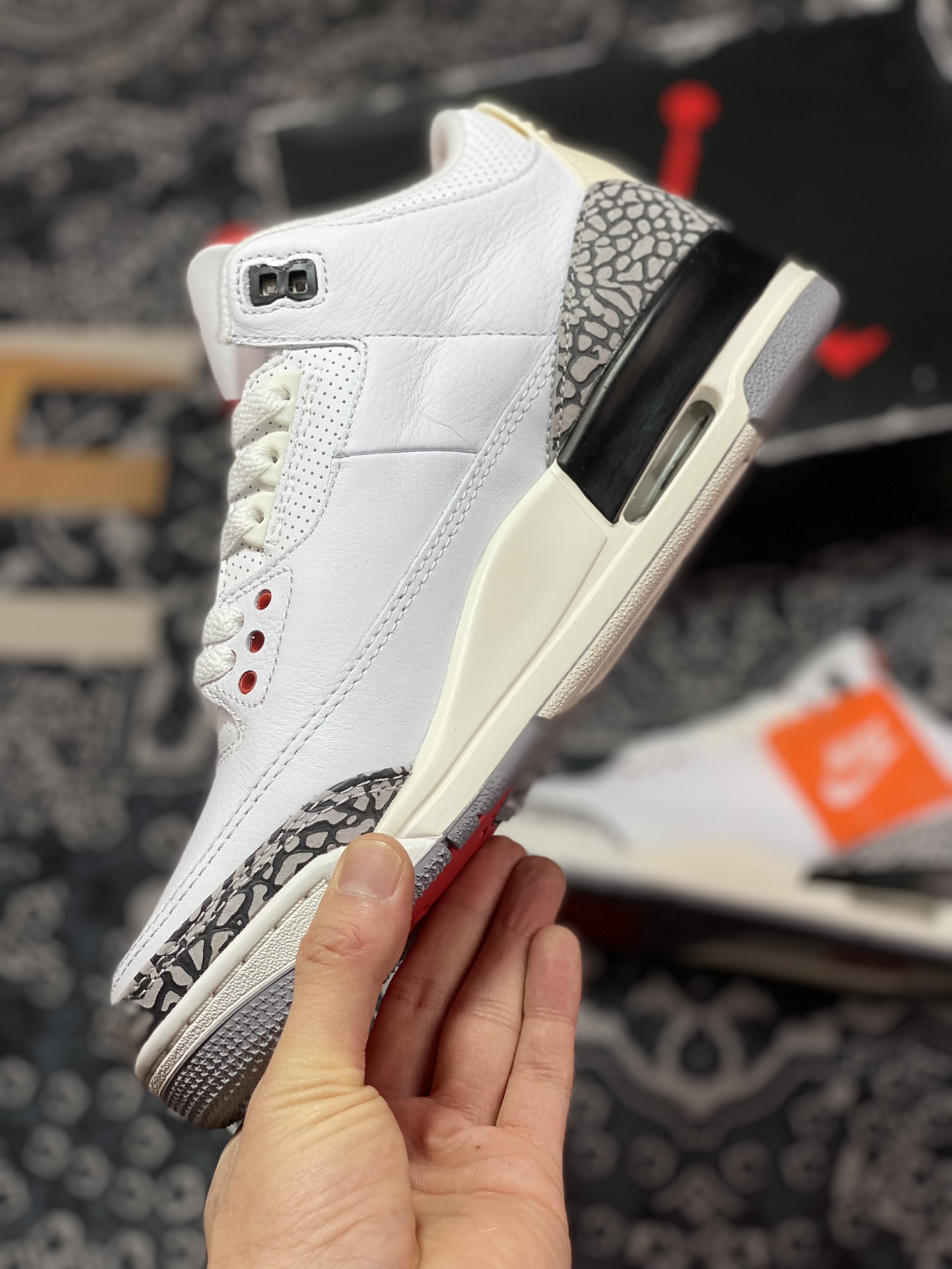 Air Jordan 3 Retro ”White Cement Reimagined” Michael · AJ3 generation DN3707-100