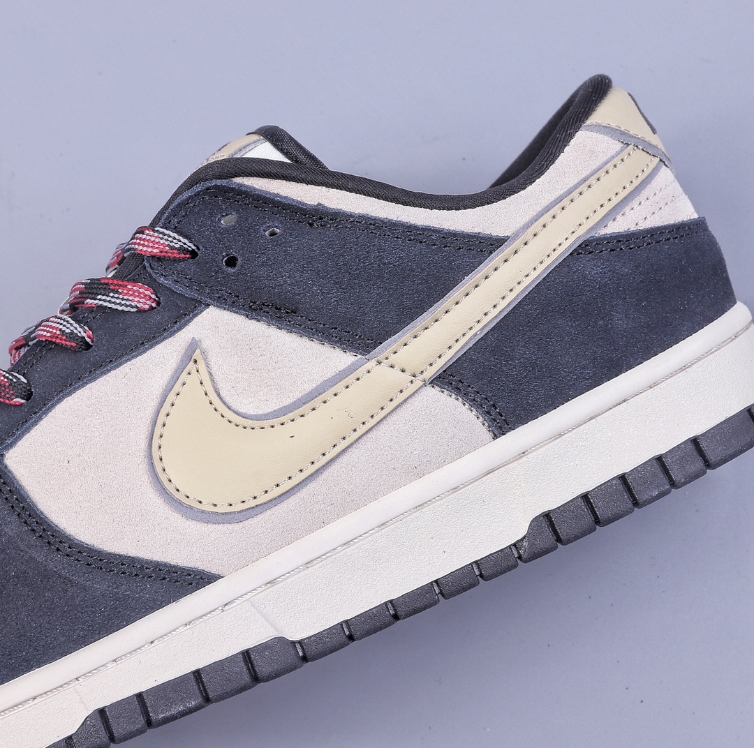 180 Nike Dunk SB Low 黑灰配色 此款Nike Dunk Low采用全绒面革打造DV3054-001