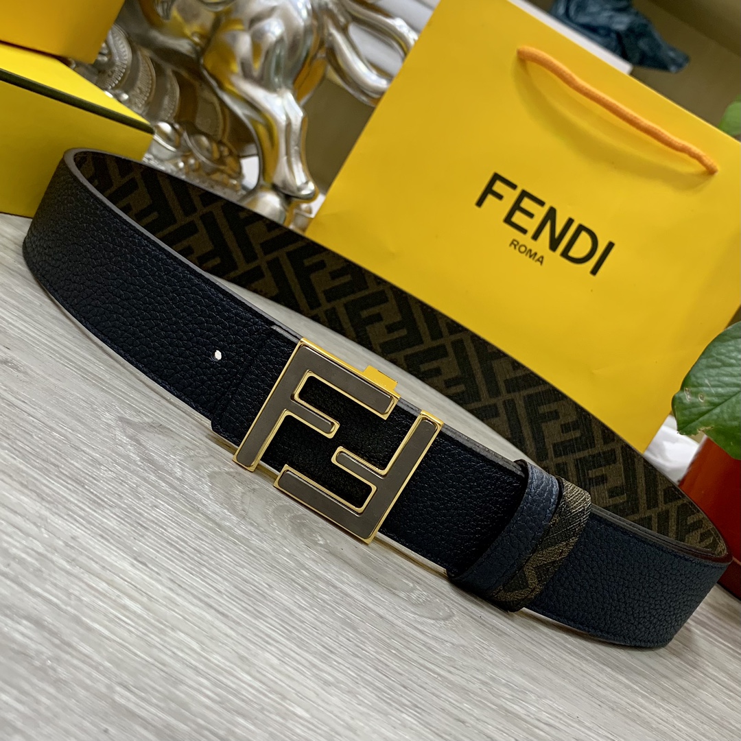 FENDI芬迪专柜同款宽4.0CM双