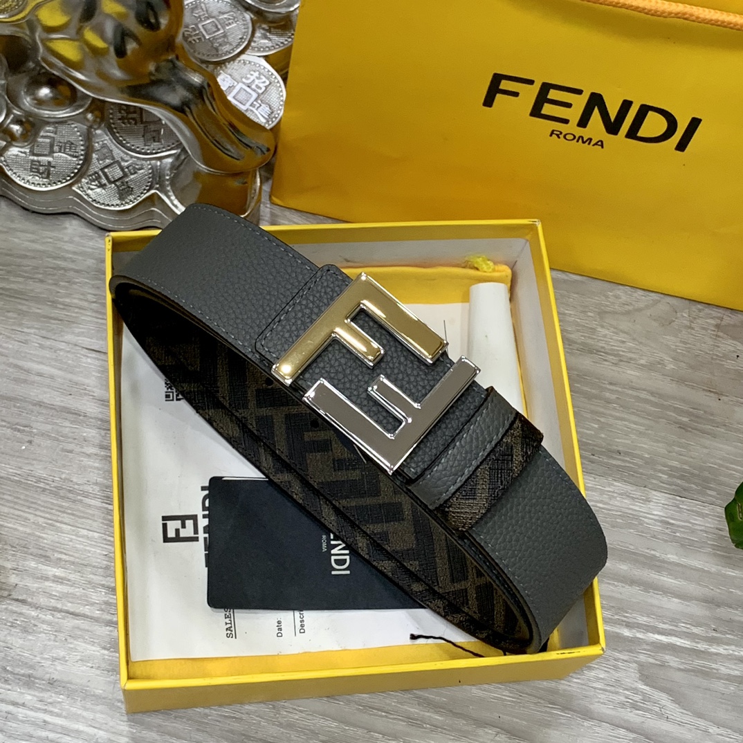 FENDI芬迪专柜同款宽4.0CM双