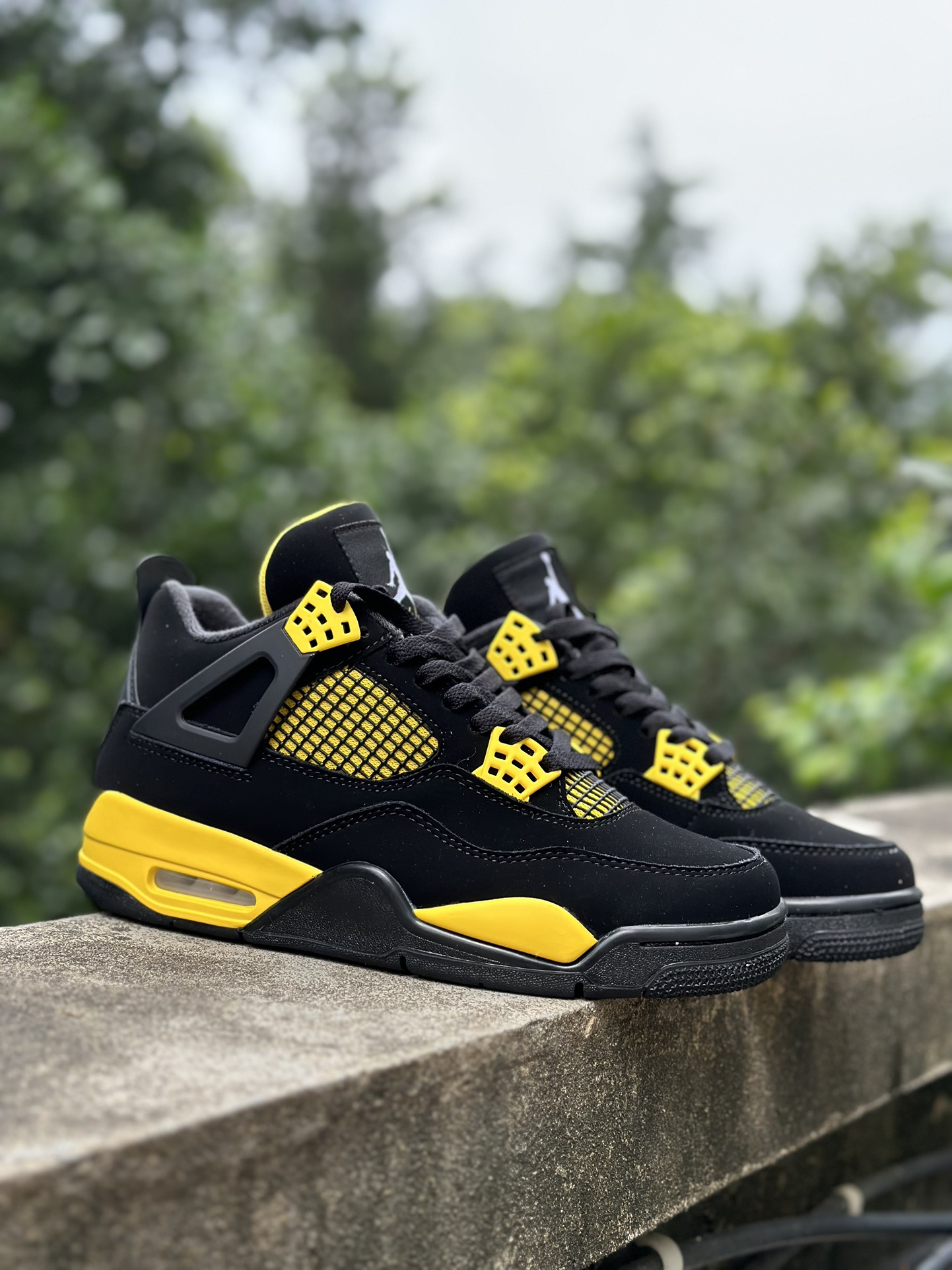¡¡Original puro!! Original puro, de fábrica original!! Air Jordan AJ4 Retro Thunder, versión de comercio exte…