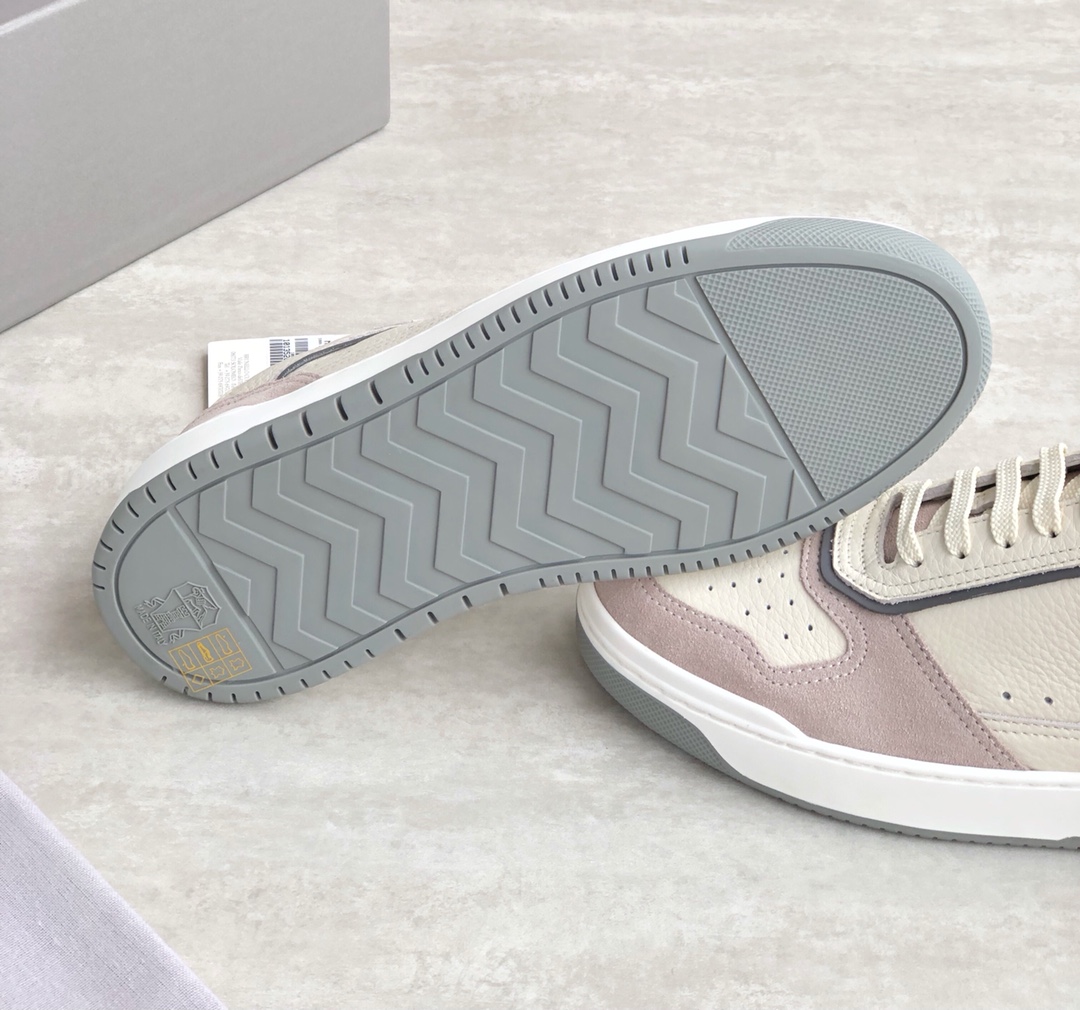 Brunello Cucinelli Primavera/Verano Nuevo Bloqueo de Color Tablero Deportivo Zapatos de Hombre ¡Este