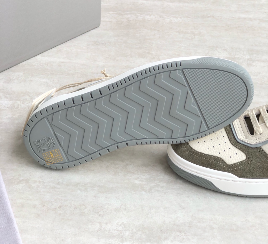 Brunello Cucinelli Primavera/Verano Nuevo Bloqueo de Color Tablero Deportivo Zapatos de Hombre ¡Este