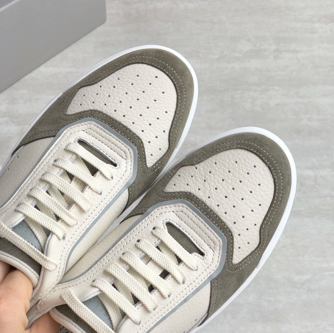 Brunello Cucinelli Primavera/Verano Nuevo Bloqueo de Color Tablero Deportivo Zapatos de Hombre ¡Este