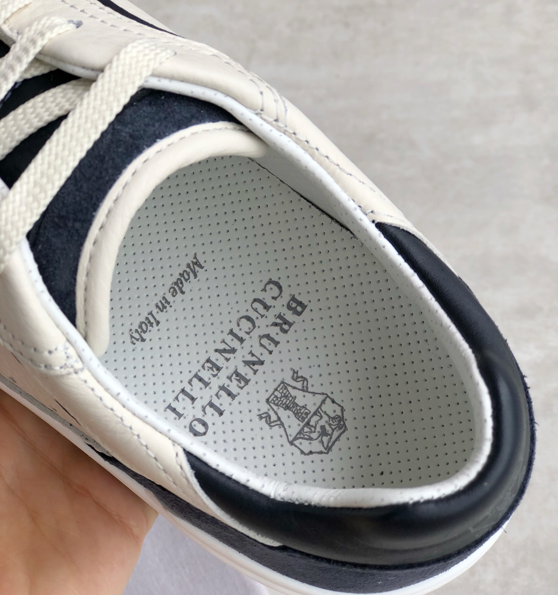 Brunello Cucinelli Primavera/Verano Nuevo Color Block Sports Board Zapatos de hombre El tejido de es