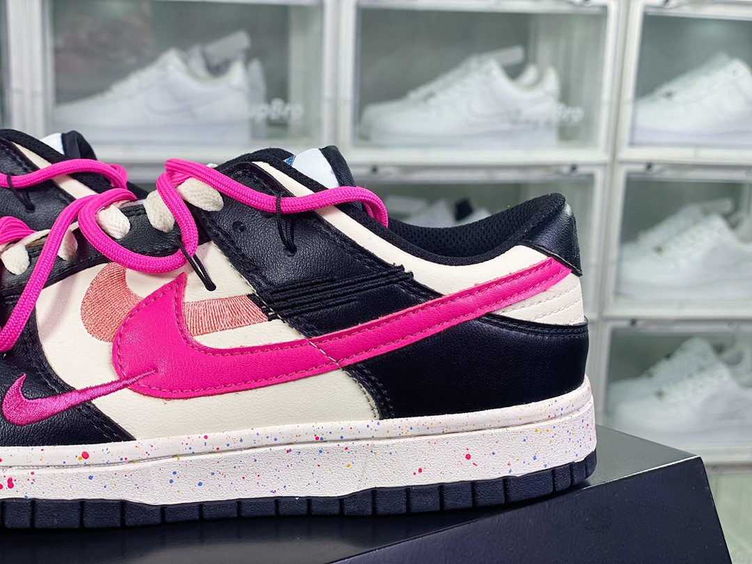 200 SB Dunk Low"Black/Beige/Pink"扣篮系列低帮板鞋FD4623-131