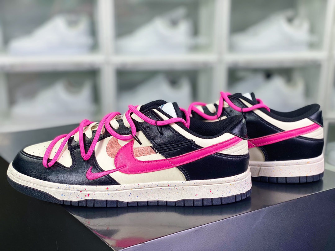 200 SB Dunk Low"Black/Beige/Pink"扣篮系列低帮板鞋FD4623-131