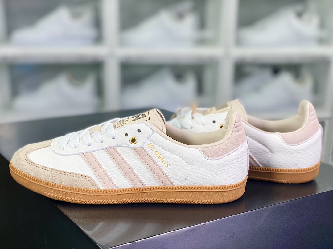 Adidas Originals Samba OG ”Classics Program” Samba Series Sneakers ”Mi White Brown” GV8358