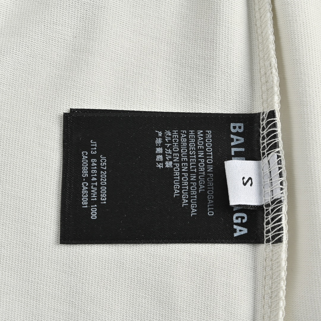 Balenciaga/巴黎世家 22ss 刺绣可乐短袖