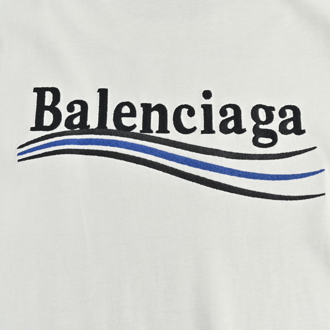 Balenciaga/巴黎世家 22ss 刺绣可乐短袖