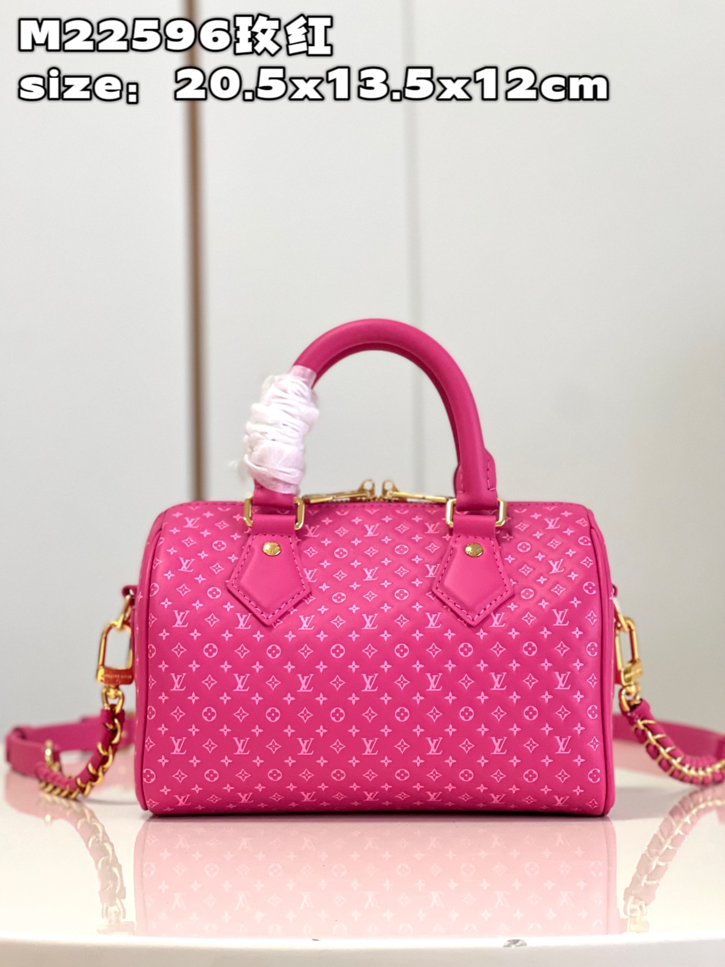 Louis Vuitton LV Speedy Bags Handbags Red Cowhide Mini M22596