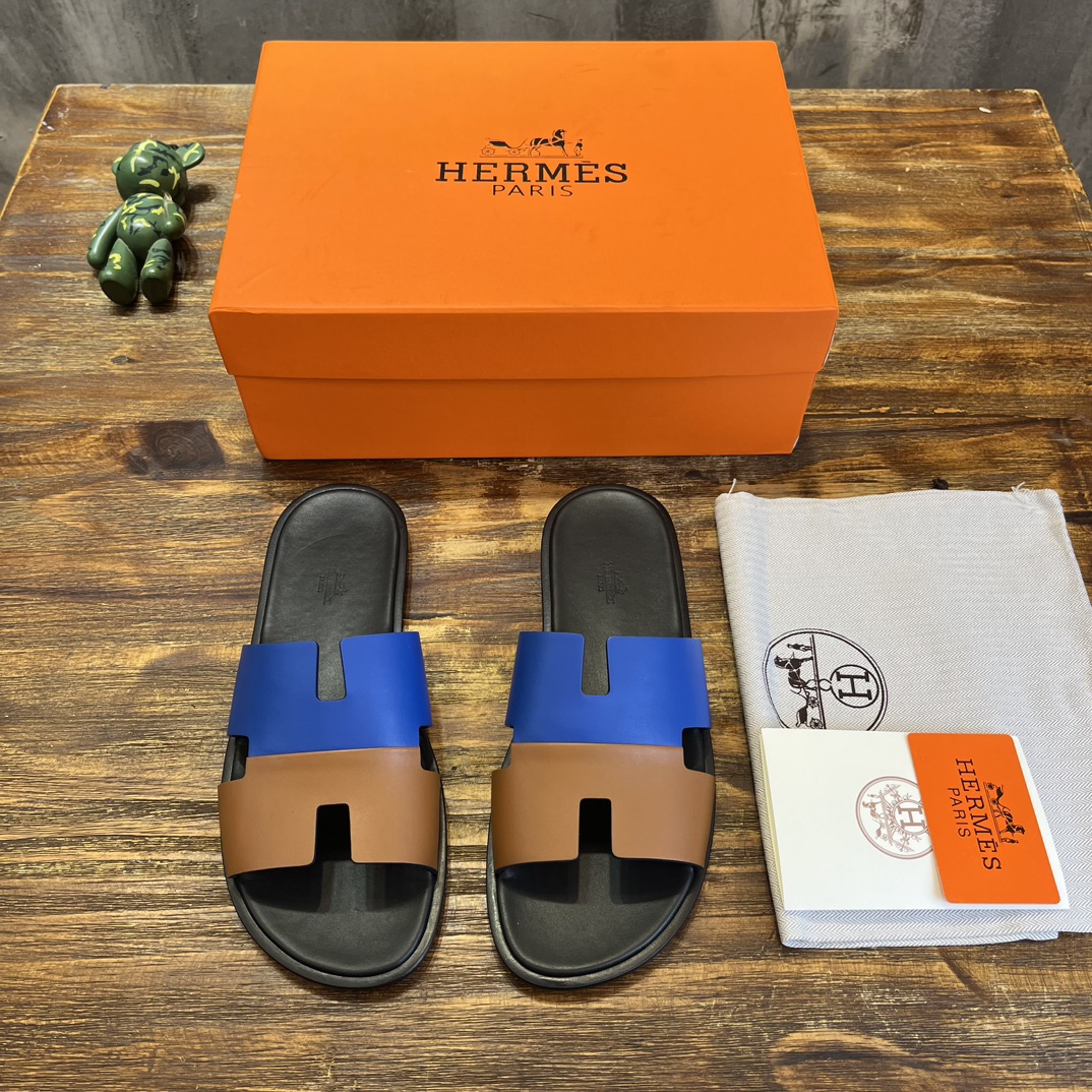 Hermès H家2023s新款男凉拖爱马仕Hermes 喜欢二舅姥爷拖鞋的一定不能错过这款拖鞋，好穿百搭又