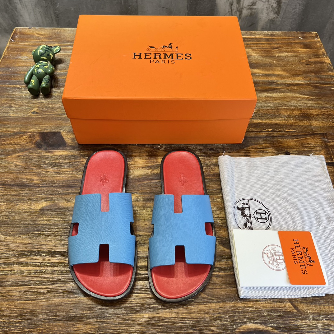 Hermès H家2023s新款男凉拖爱马仕Hermes 喜欢二舅姥爷拖鞋的一定不能错过这款拖鞋，好穿百搭又