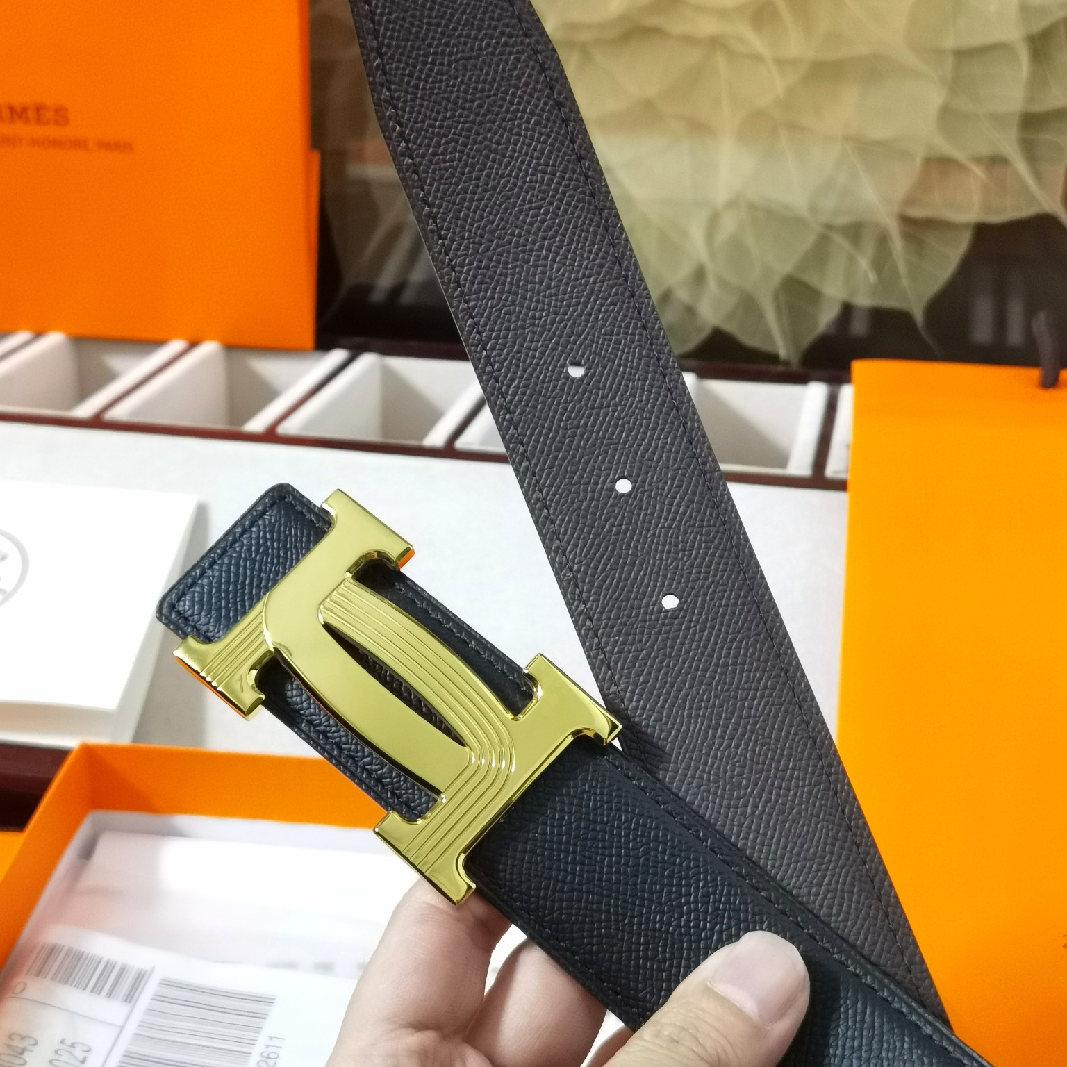 爱马仕Hermes原单爱马仕宽3.8