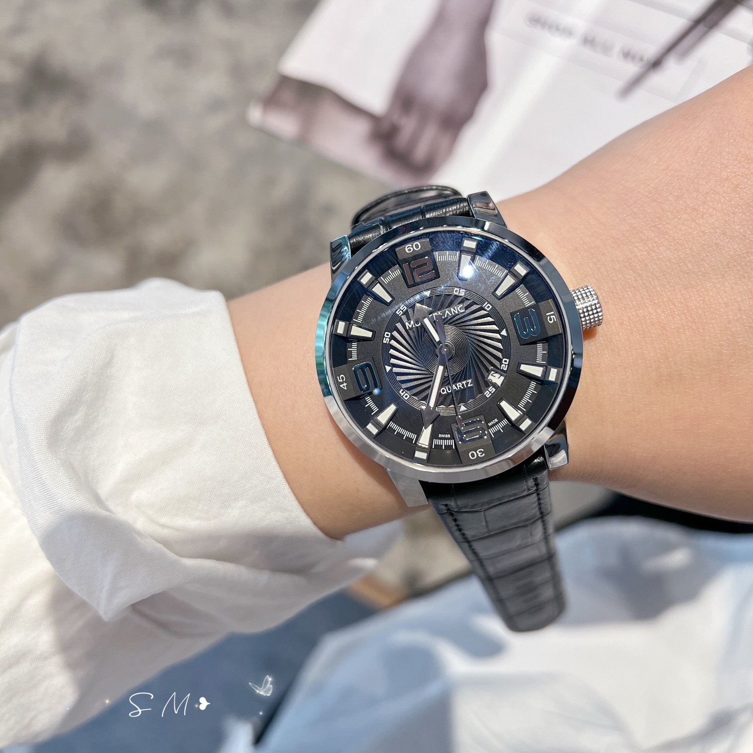 Montblanc Multifunctional Wristwatch: Fine Design, Premium Materials, Versatile for Business and Leisure. - 图片 7