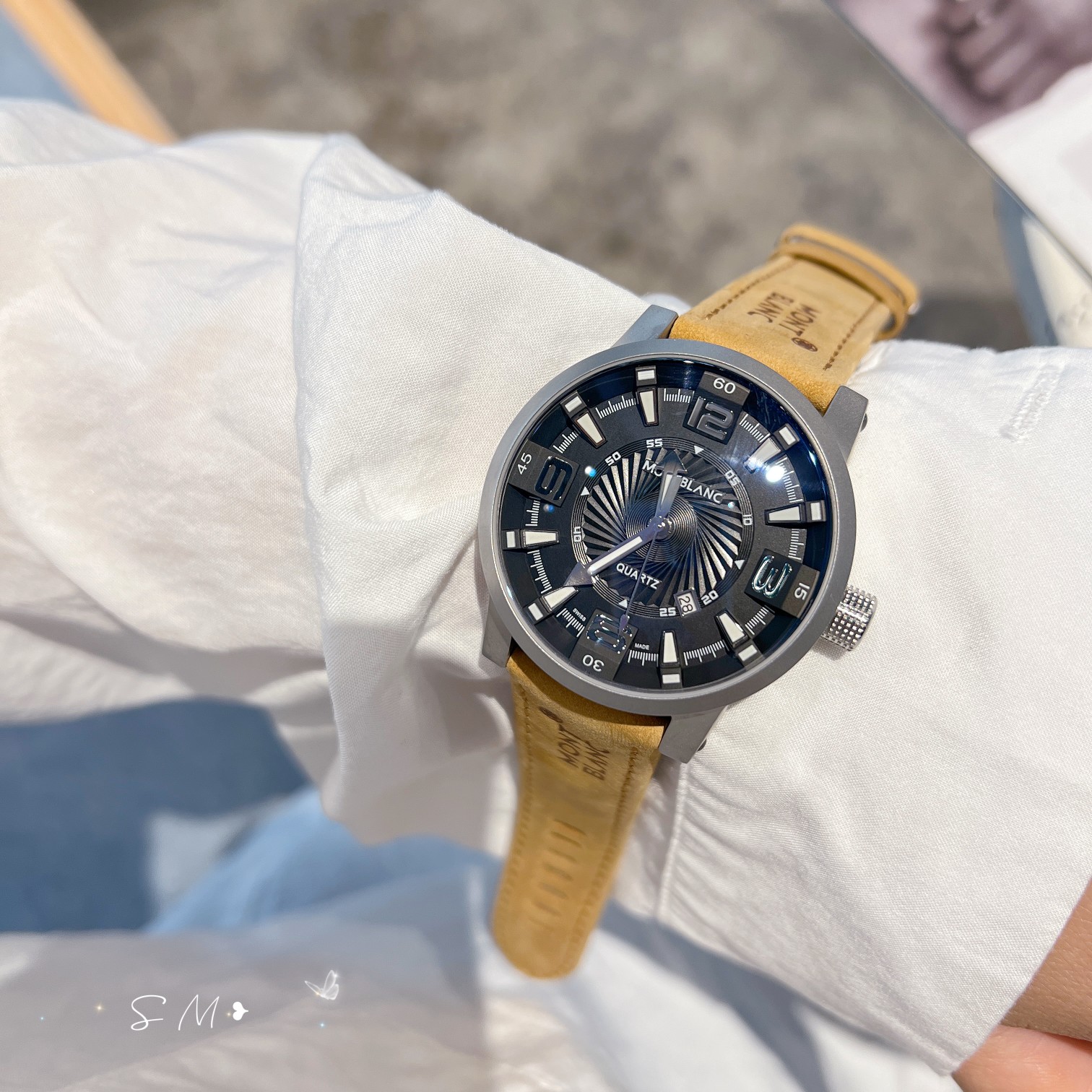 Montblanc Multifunctional Wristwatch: Fine Design, Premium Materials, Versatile for Business and Leisure. - 图片 8